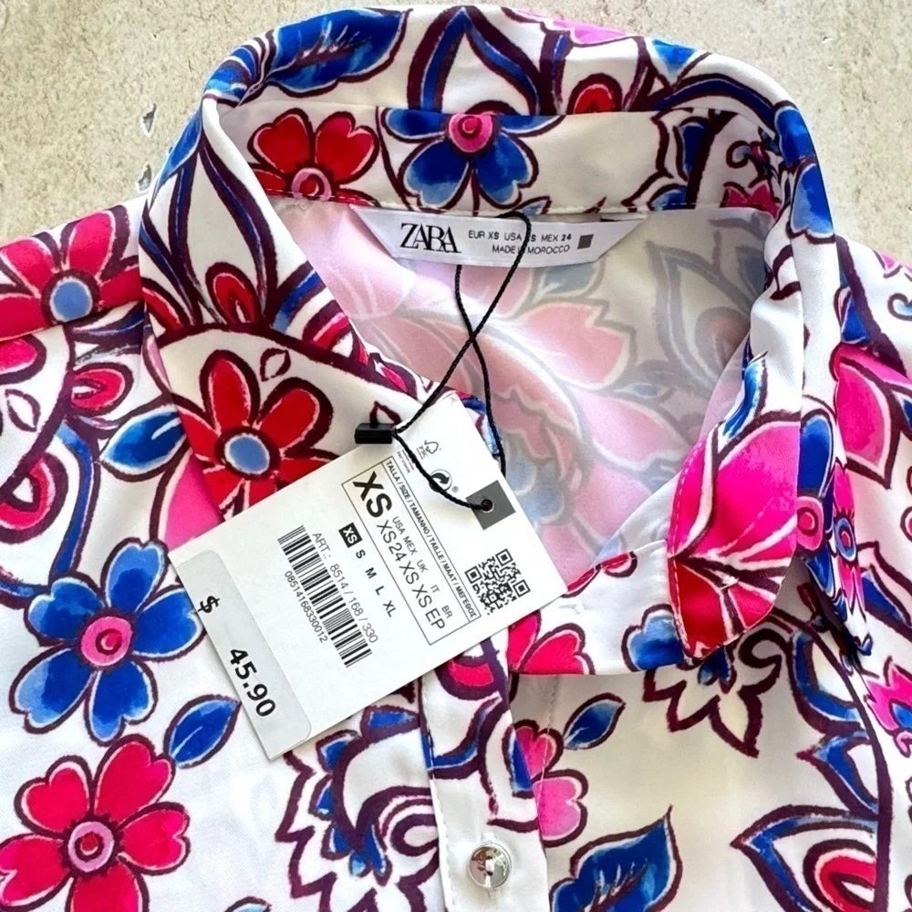 NWT! ZARA Blouse, Size XS - Picture 6 of 7